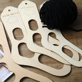 XS-L Natural Wood Sock Blocker DIY Knitting Sock Forms