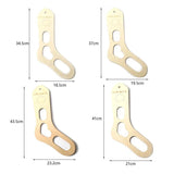 XS-L Natural Wood Sock Blocker DIY Knitting Sock Forms