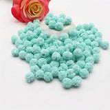 80/160pcs 15mm Mesh Lace Ball DIY Craft Plush Pendant Jewelry Accessories