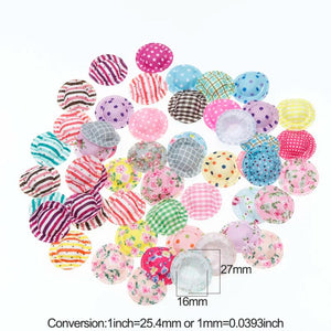 100pcs Mini Cotton Doll Hat Doll House Ornament Mixed Styles Cap DIY Crafts