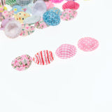 100pcs Mini Cotton Doll Hat Doll House Ornament Mixed Styles Cap DIY Crafts