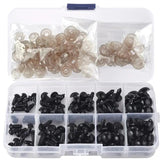 100pcs Plastic Safety Eyes for Toys DIY Funny Toy Eyes 6mm 8mm 12mm