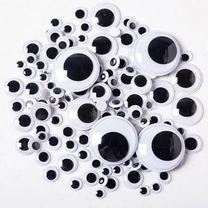 600Pcs Self-Adhesive Wiggly Googly Doll Eye DIY Craft Accessories