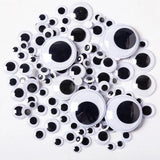 600Pcs Self-Adhesive Wiggly Googly Doll Eye DIY Craft Accessories