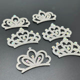 12Pcs Rhinestone Crown Patches for DIY Clothes Crafts Decor
