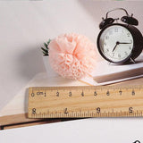 10Pcs 40mm DIY Lace Ball Elastic Flower Pompoms Craft Plush Pendant