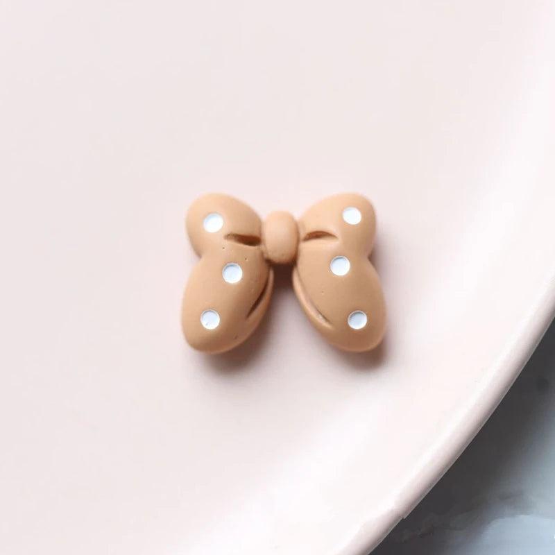 Animal Flowers Bowknot Resin Hairpin Earrings DIY Crafts Materials