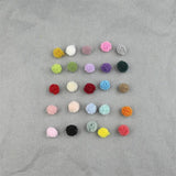 300Pcs 10mm Elastic Lace Chiffon Balls for DIY Headwear Bow Accessories