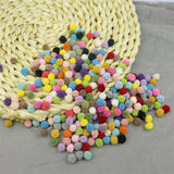 300Pcs 10mm Elastic Lace Chiffon Balls for DIY Headwear Bow Accessories