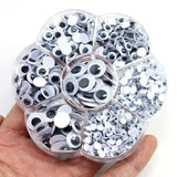 Self Adhesive Doll Eyes for DIY Crafts 4-12mm