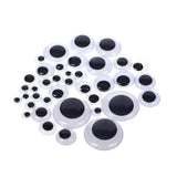 Self Adhesive Doll Eyes for DIY Crafts 4-12mm