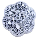 Self Adhesive Doll Eyes for DIY Crafts 4-12mm