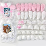 10PCS DIY Plush Ear Decoration Sewing Supplies