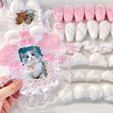 10PCS DIY Plush Ear Decoration Sewing Supplies