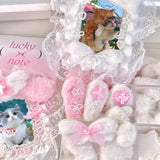 10PCS DIY Plush Ear Decoration Sewing Supplies