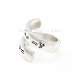 Stamped Jewelry 'You're My Person' Twist Ring - Couple's Ring