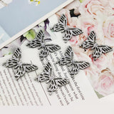 20pcs Glitter Butterfly Patches Applique for DIY Sewing on Clothes