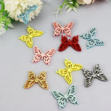 20pcs Glitter Butterfly Patches Applique for DIY Sewing on Clothes