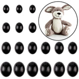 Oval Doll Eyes DIY Plush Toy Teddy Bear Simulation Eyeballs Nose
