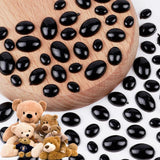 Oval Doll Eyes DIY Plush Toy Teddy Bear Simulation Eyeballs Nose