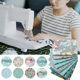 8pcs 25cm*25cm Pre-cut Cotton Craft Fabric Patchwork DIY Making Crafts