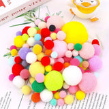 10-30mm Macaron Soft Pom Poms DIY Craft Wedding Decor