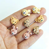 Cute Bear Rabbit Resin Accessories DIY Set