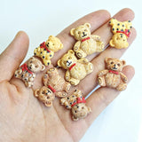 Cute Bear Rabbit Resin Accessories DIY Set
