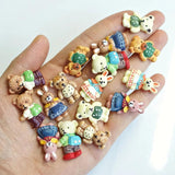 Cute Bear Rabbit Resin Accessories DIY Set