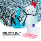 Snowman Noses For Crafts Carrot Noses DIY Christmas Snowman Decorating Craft