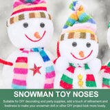 Snowman Noses For Crafts Carrot Noses DIY Christmas Snowman Decorating Craft