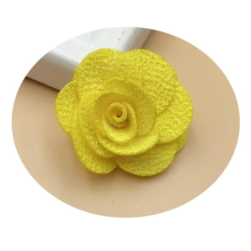2.5CM 3D Small Rose Multicolor Petal DIY Hair Accessories 24-48pcs
