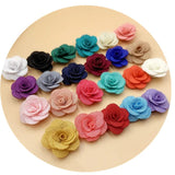 2.5CM 3D Small Rose Multicolor Petal DIY Hair Accessories 24-48pcs