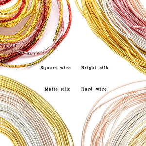 10g Hard Silk Thread Sewing Floss Kit DIY Material Tools