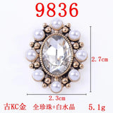 10pcs/bag KC Rhinestones/Pearls Diy Alloy Accessory