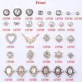 10pcs/bag KC Rhinestones/Pearls Diy Alloy Accessory