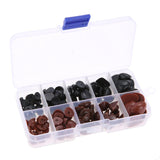 150 Pcs Flat Triangle Nose Plastic Safety Nose for Dolls Teddy Bear DIY