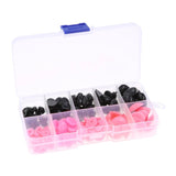 150 Pcs Flat Triangle Nose Plastic Safety Nose for Dolls Teddy Bear DIY