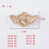 10 Pcs/Lot Angel Love Rhinestone Diamond Buttons Clasp Necklace Bracelet DIY