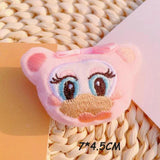 10pcs Cartoon Plush Patches DIY Furry Accessories