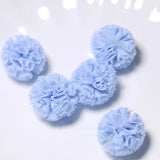 25mm Lace Gauze Pom Pom Elastic Flowers Balls DIY Plush Pompom Pendant