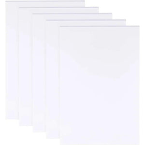 5 Sheets 3mm Foam Boards 11.8x7.8 Rectangle PVC Poster Board