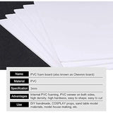 5 Sheets 3mm Foam Boards 11.8x7.8 Rectangle PVC Poster Board