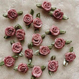 Dusty Pink Mini Artificial Rose Flowers Heads for Wedding DIY Crafts