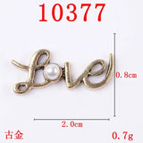 10 Pcs Pearl Crystal Rhinestone Buttons Clasp DIY Accessories