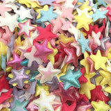 100Pcs 25mm Glitter Stars Patches for DIY Clothes Headwear