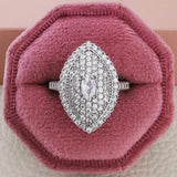 Snake Heart Silver Couple Ring For Women Dating Love Christmas Gift