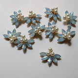 10pc Alloy Metal Craft Supplies Artisan Beads Flower Accessories