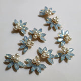 10pc Alloy Metal Craft Supplies Artisan Beads Flower Accessories