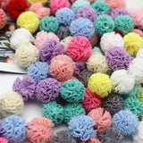 15mm Net Yarn Lace Ball Net Cloth Flower Ball Toys Clothing Packaging